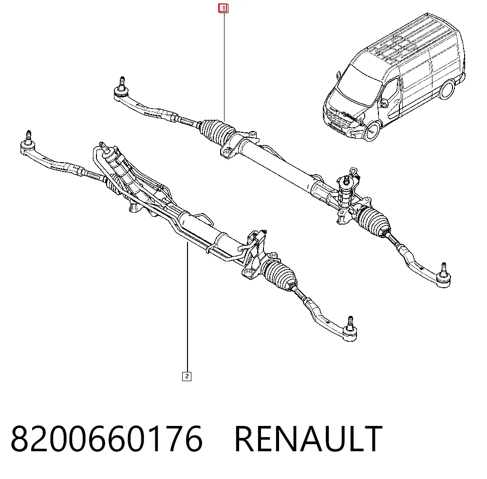 8200660176 Renault (RVI) Управление рулевое в сборе