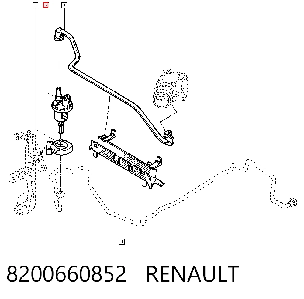 8200660852 Renault (RVI) Клапан абсорбера