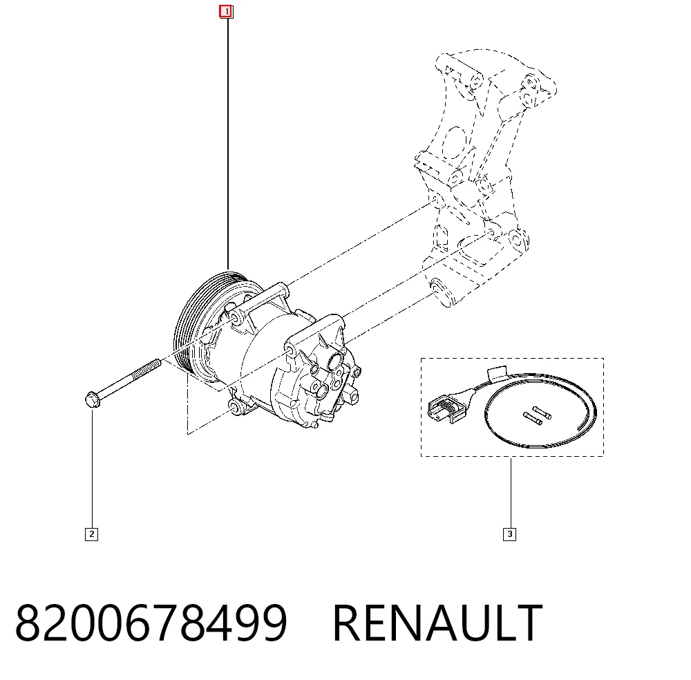 8200678499 Renault (RVI) Компрессор хладагента