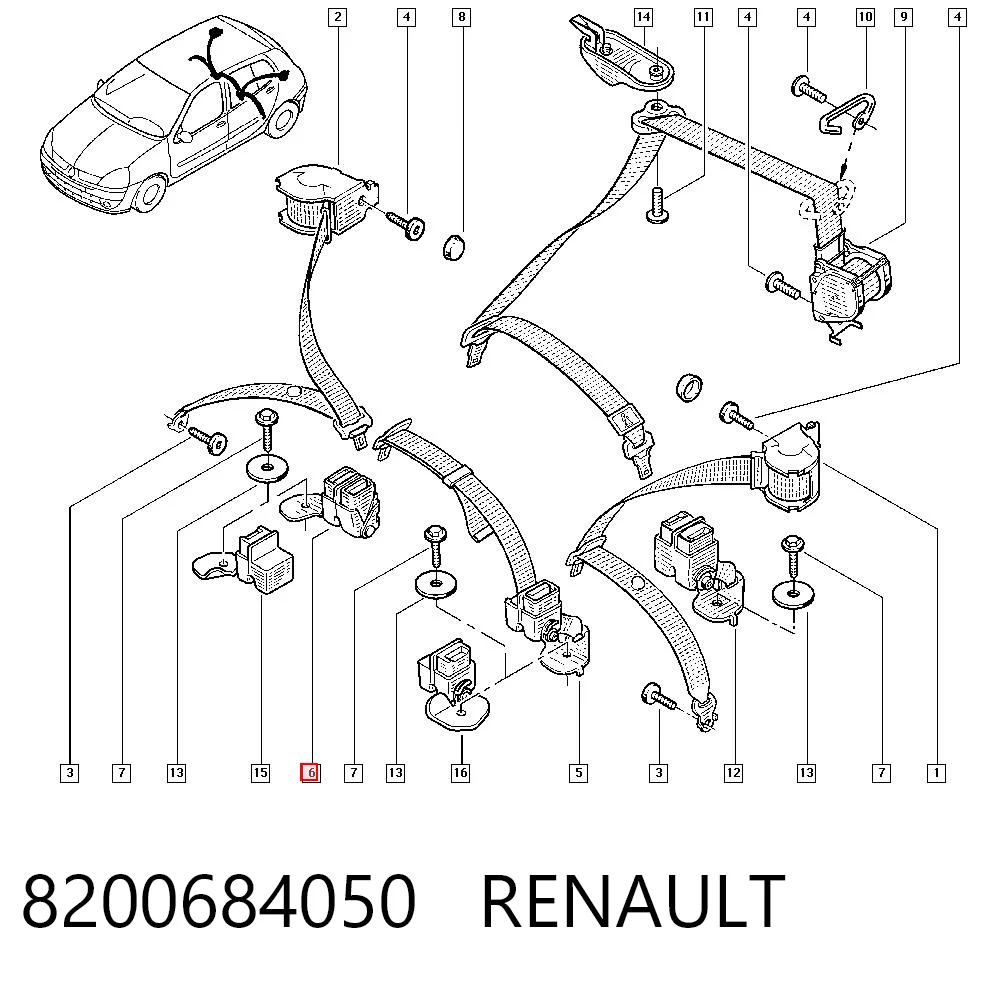 8200684050 Renault (RVI)