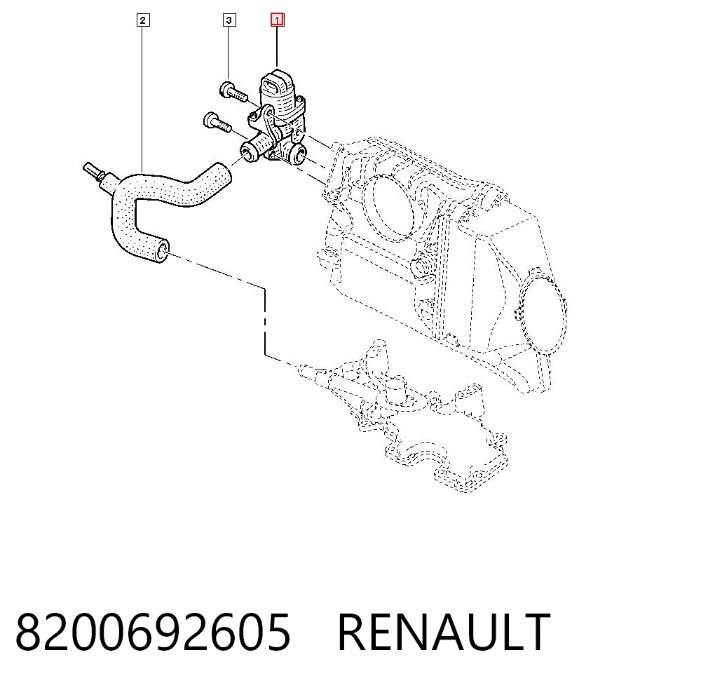 8200692605 Renault (RVI) Датчик холостого хода