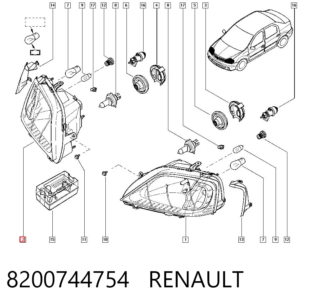 Купить FP5611R4T TYC Фара основная правая