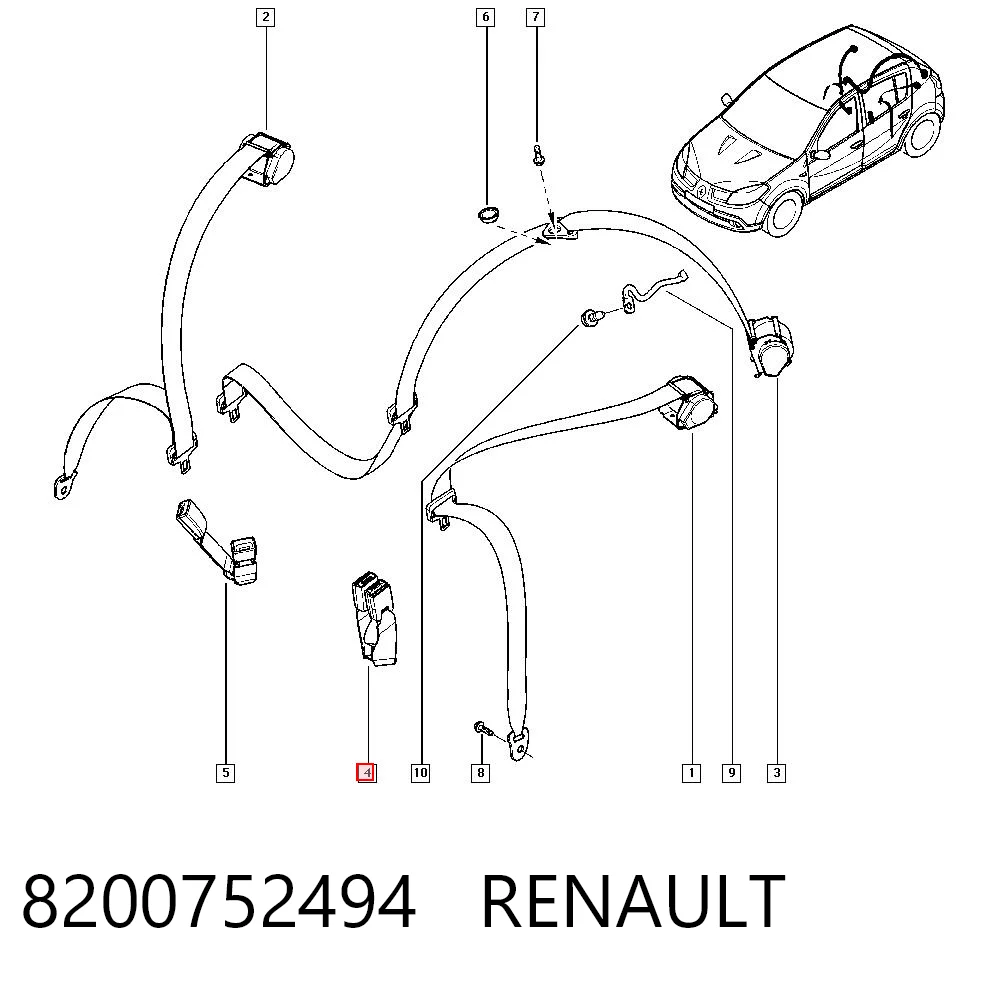 8200752494 Renault (RVI)