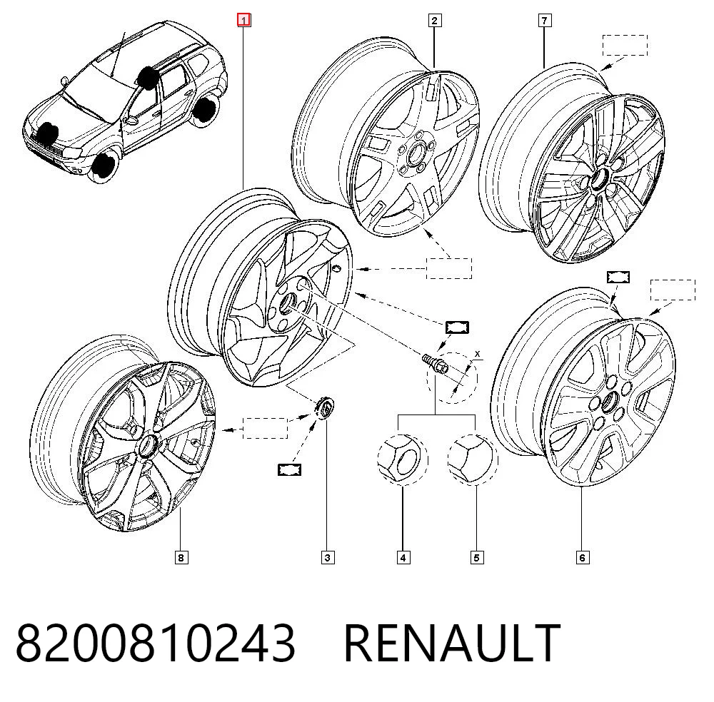 8200810243 Renault (RVI)