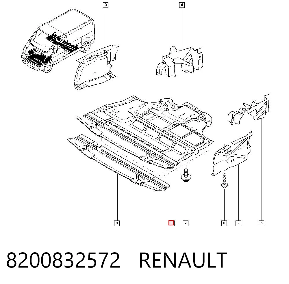 Защита моторного отсека Magneti Marelli CVR98421 цена, от 43.93 USD