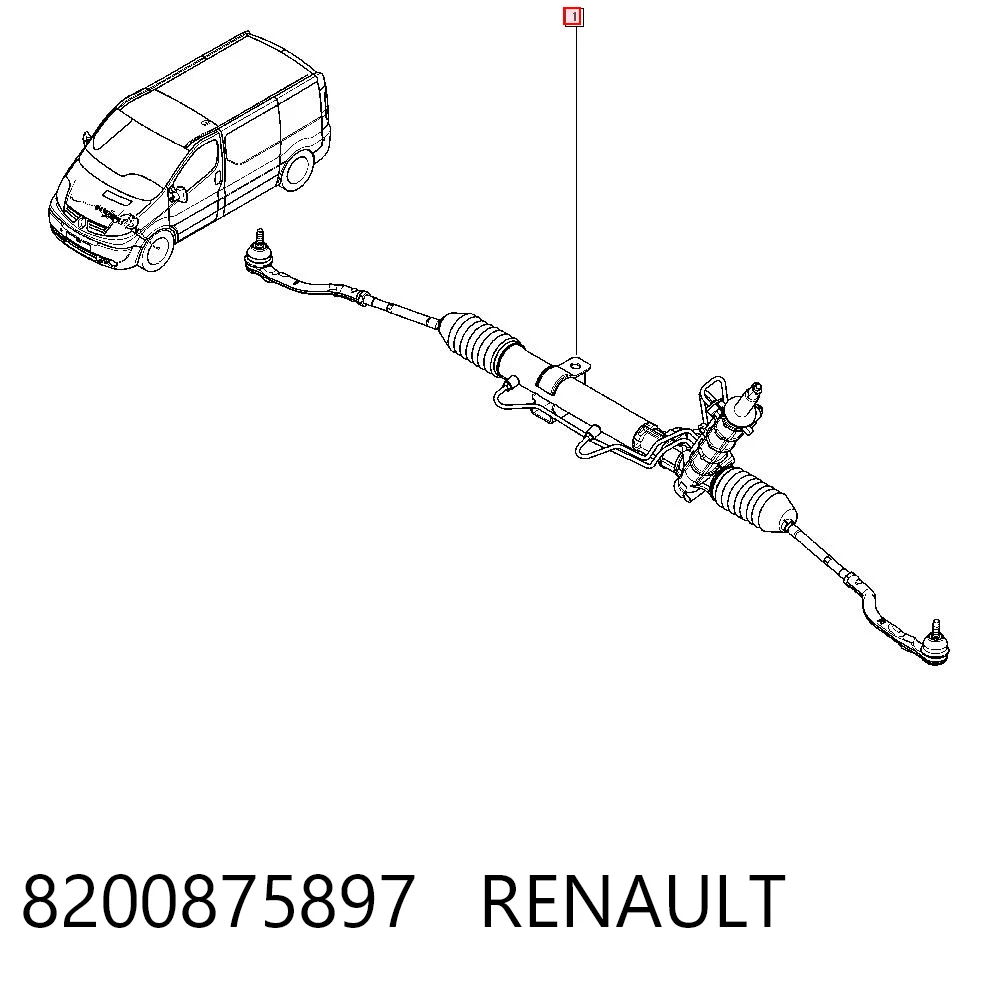 8200875897 Renault (RVI) Управление рулевое в сборе