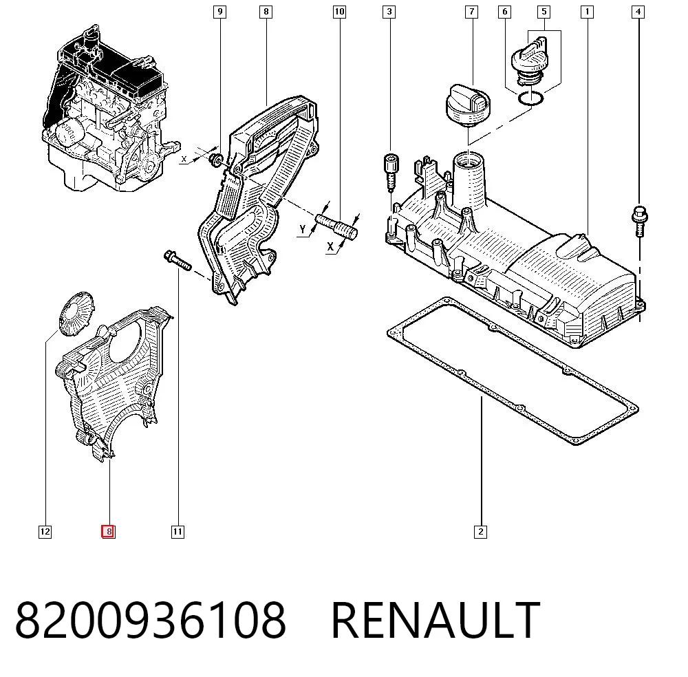 8200936108 Renault (RVI)