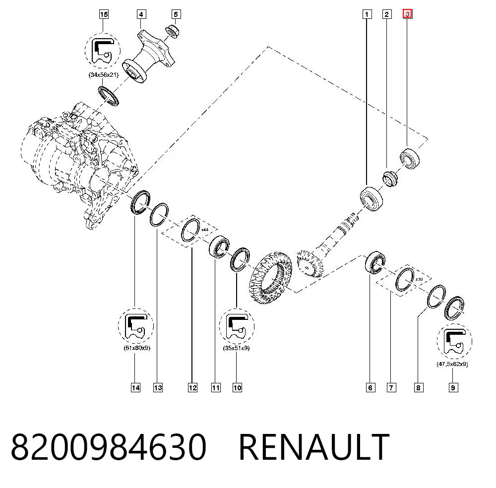 8200984630 Renault (RVI)