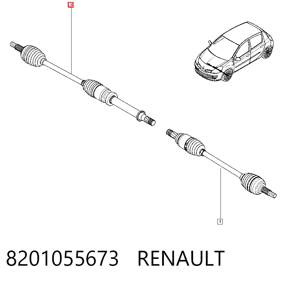 Привод передний правый Nissan/Infiniti 39100BH40A цена, от 82.35 USD