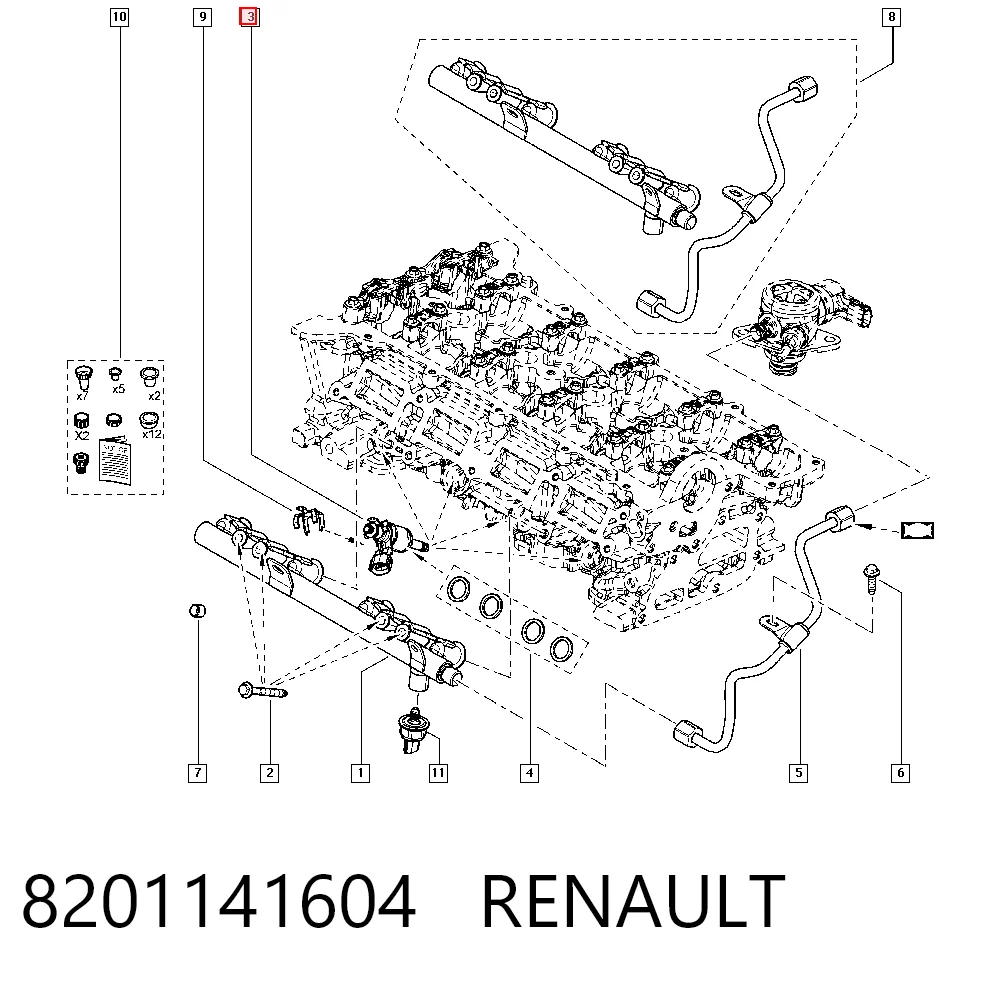  Топливные форсунки Renault DUSTER 1