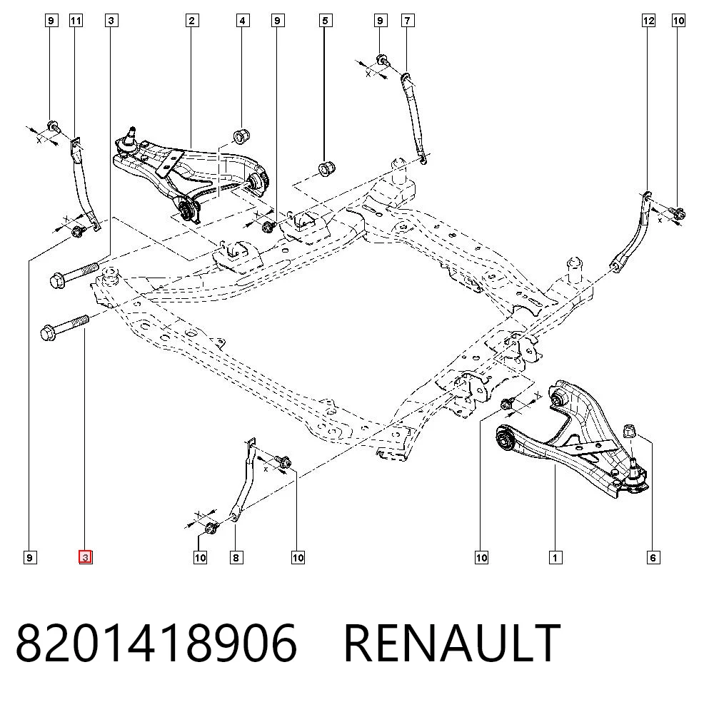 8201418906 Renault (RVI)