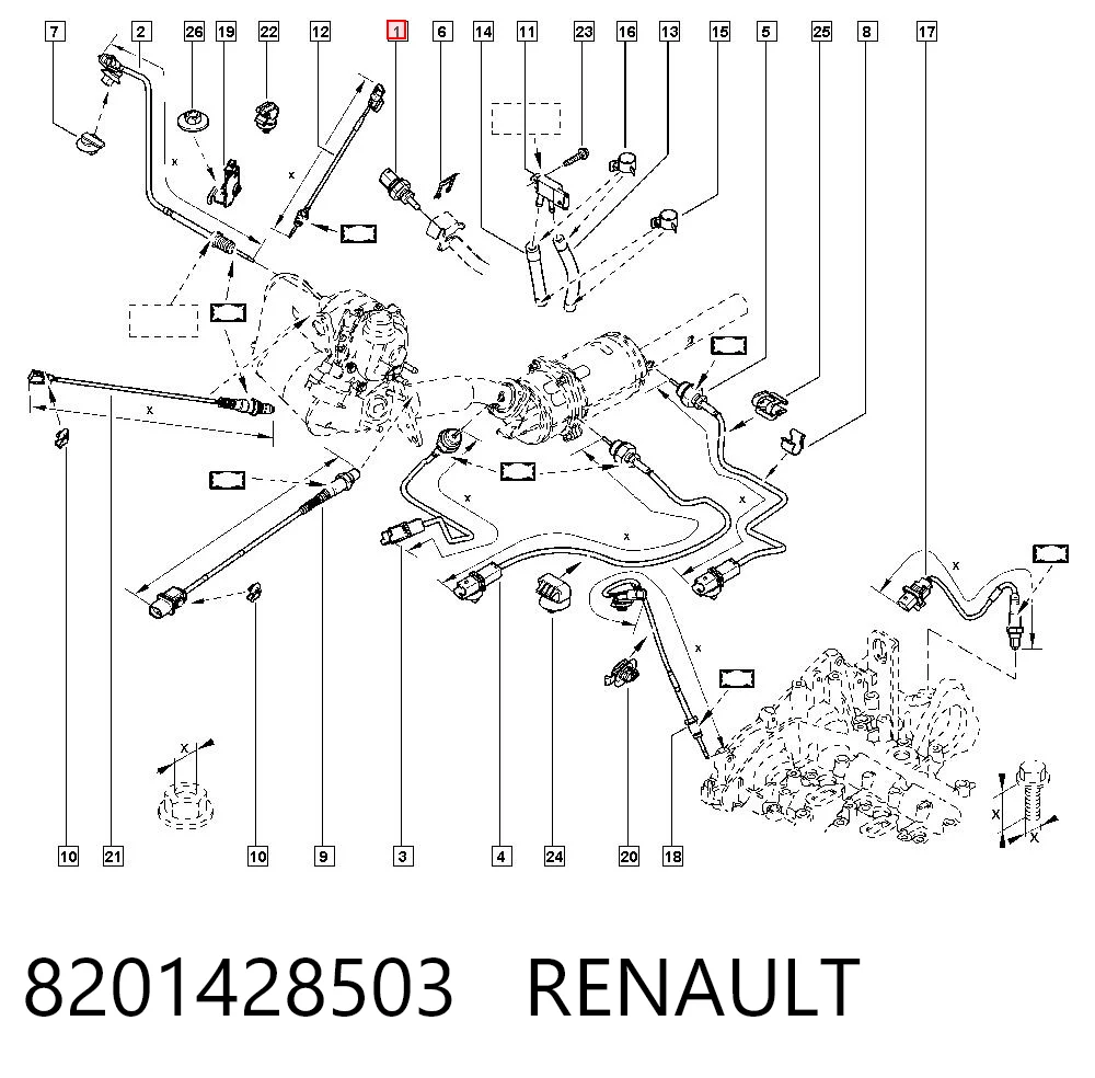 8201428503 Renault (RVI) Разъем (фишка) универсальный