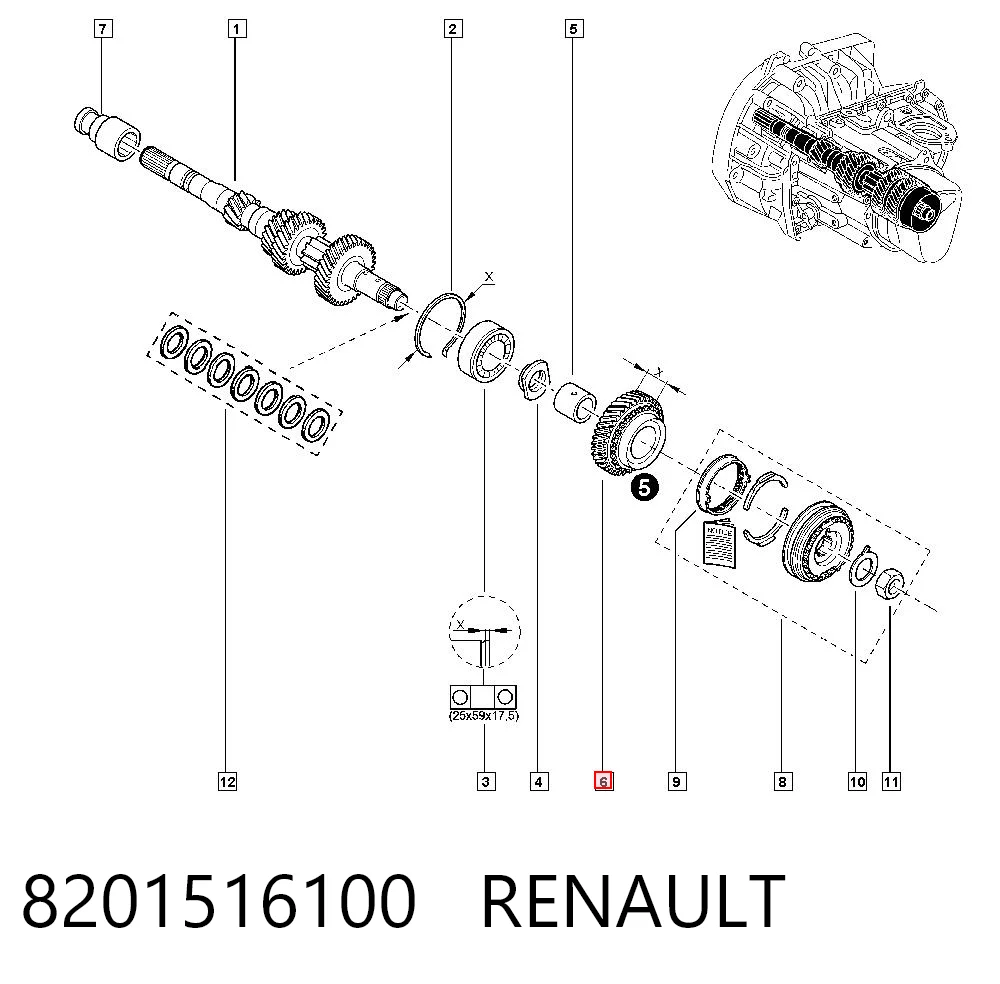 8201516100 Renault (RVI)