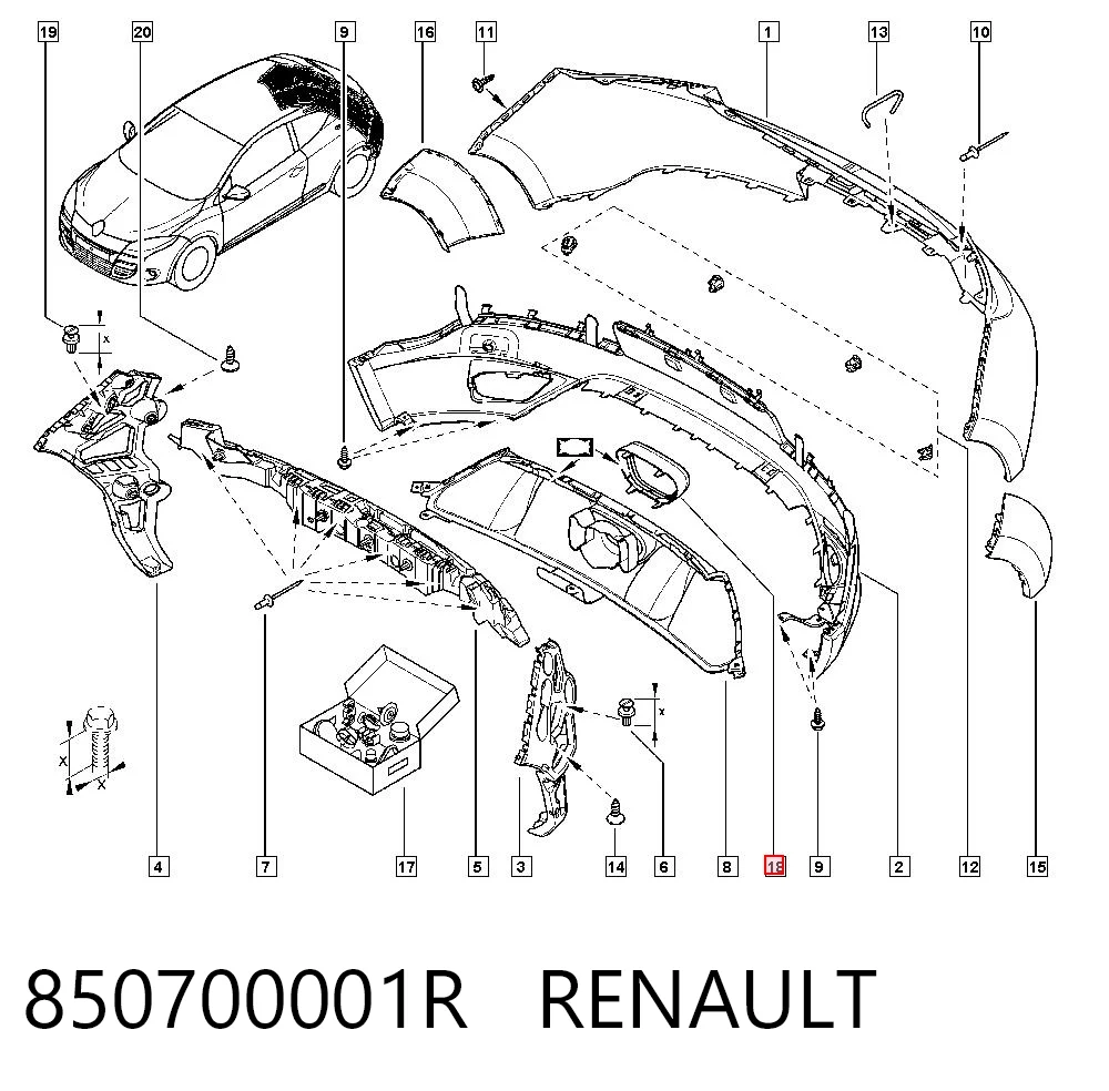 850700001R Renault (RVI)