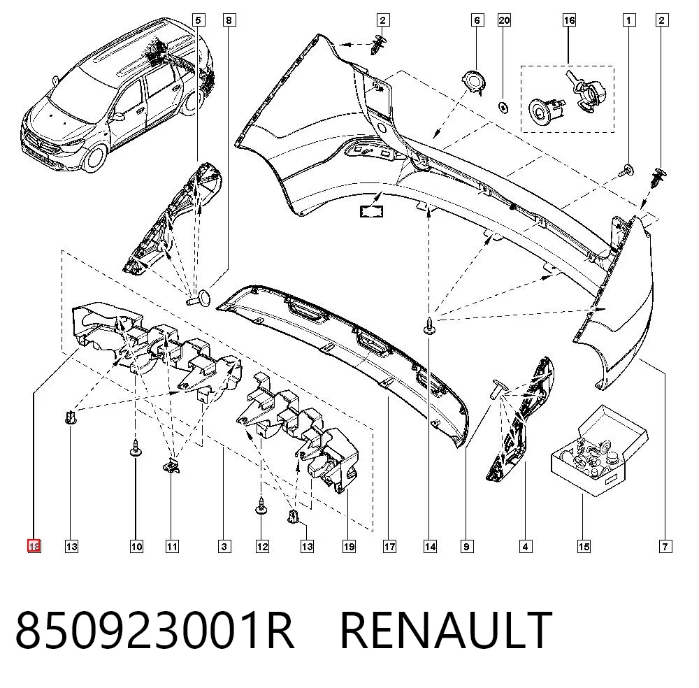 850923001R Renault (RVI)