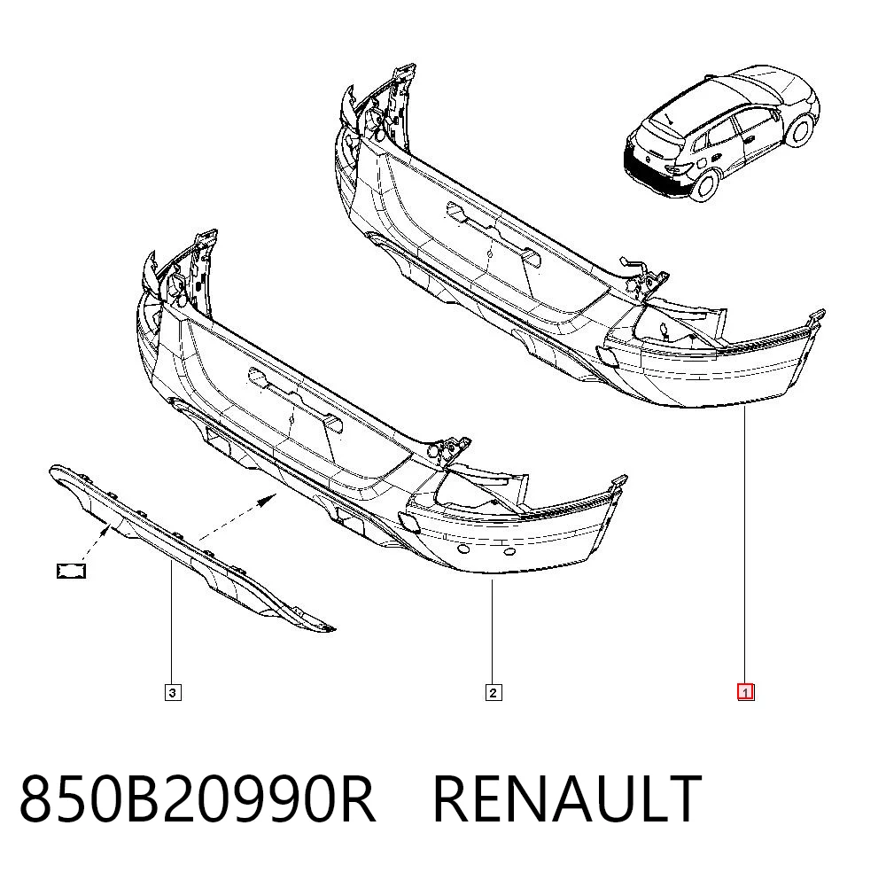 850B20990R Renault (RVI)