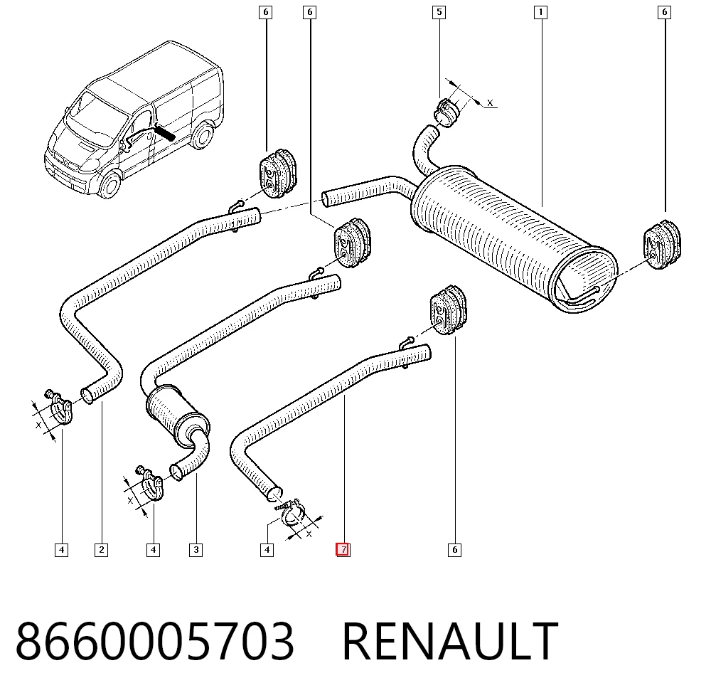 Патрубок глушителя от средней до задней части Peugeot/Citroen 93857917 цена, от 40.17 USD