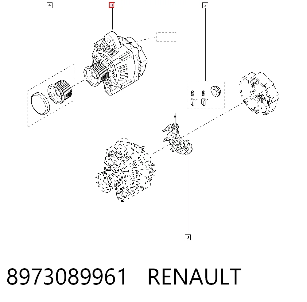 Автомобильный генератор Isuzu 8973089961 цена, от 104.09 USD
