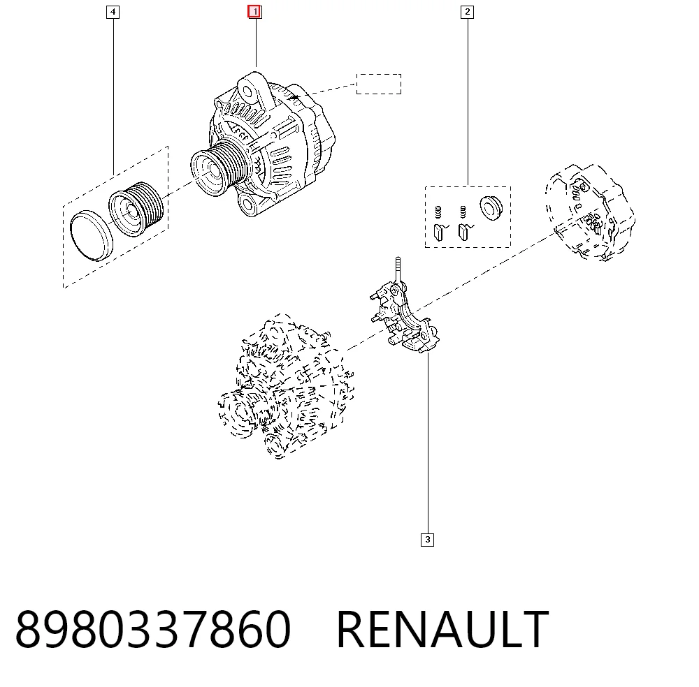 Купить 8973089961 Isuzu Генератор