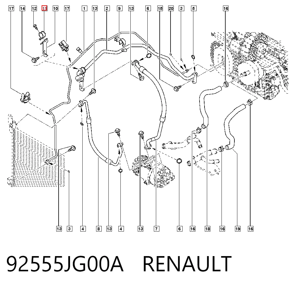 92555JG00A Renault (RVI)