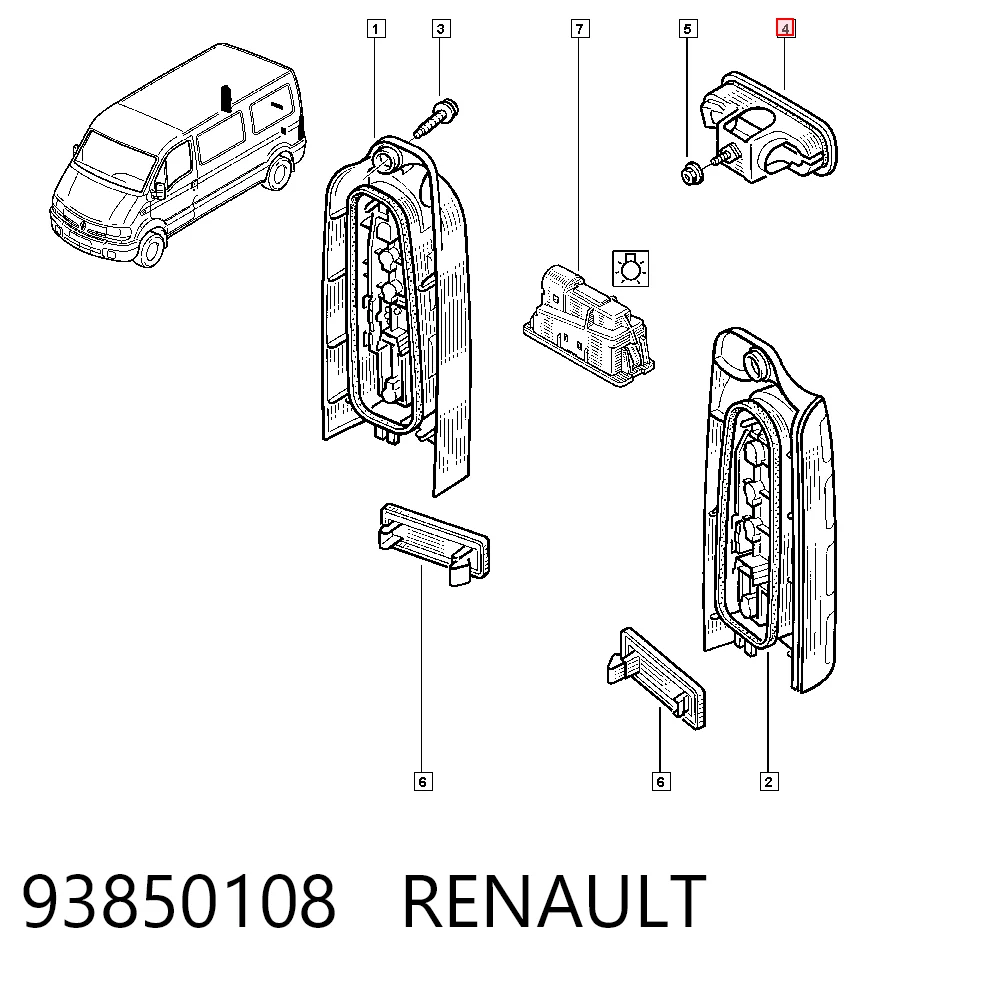 Задний стоп 9199781 Peugeot/Citroen