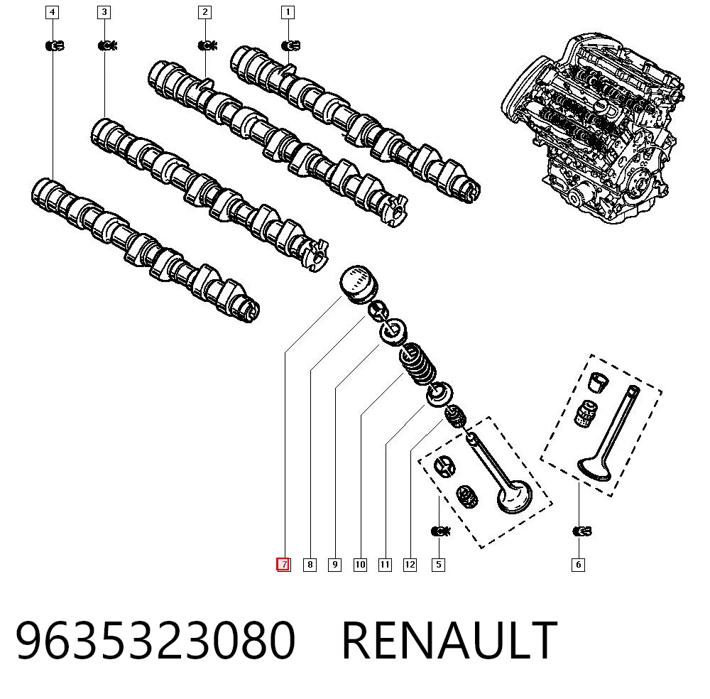 Толкатель клапана гидравлический Freccia PI060037 цена, от 6.26 USD