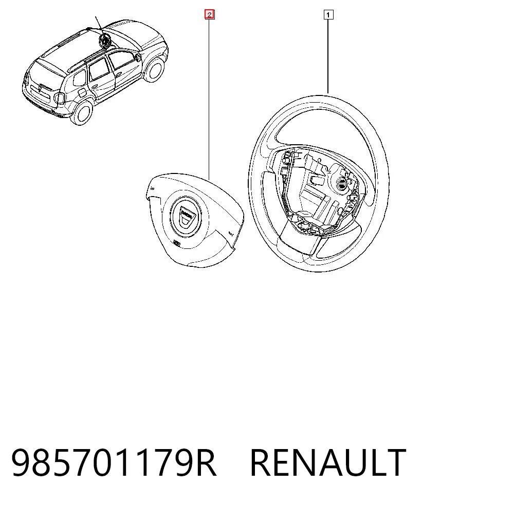 985701179R Renault (RVI)