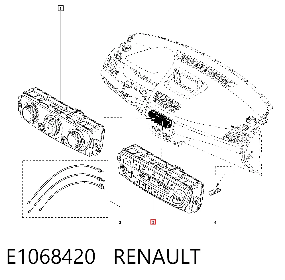 Регулятор вентилятора отопителя Renault Megane III универсал (KZ0, KZ1) (2008 - 2016) цена, от 25.37 USD