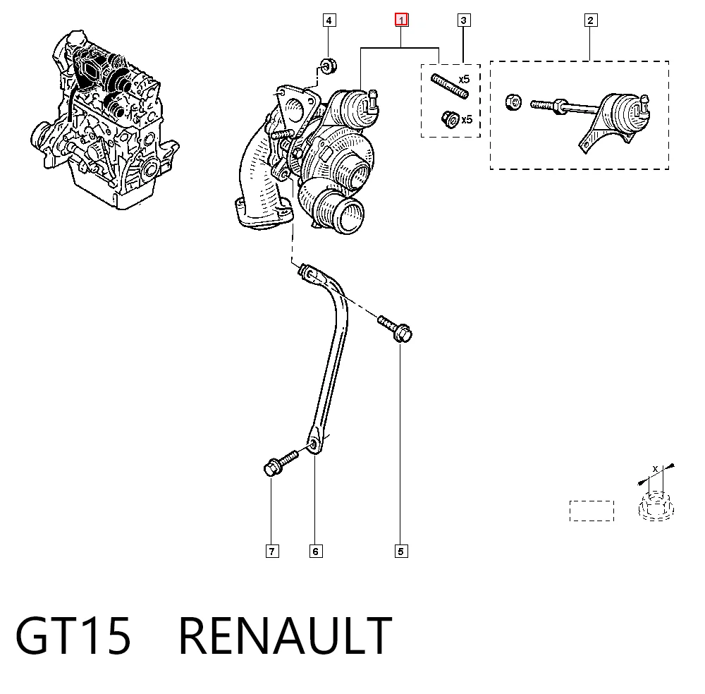 GT15 Renault (RVI) Турбонаддув