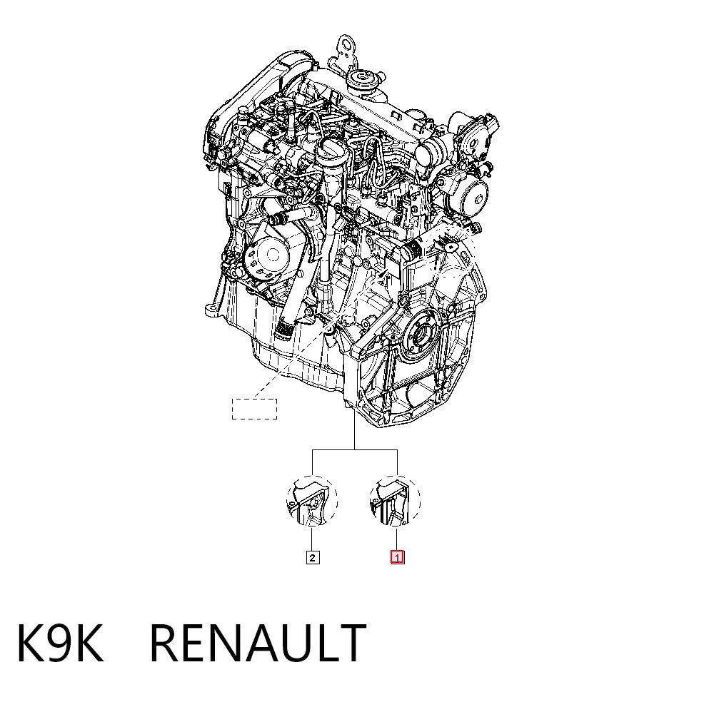 K9K Renault (RVI) Мотор в сборе
