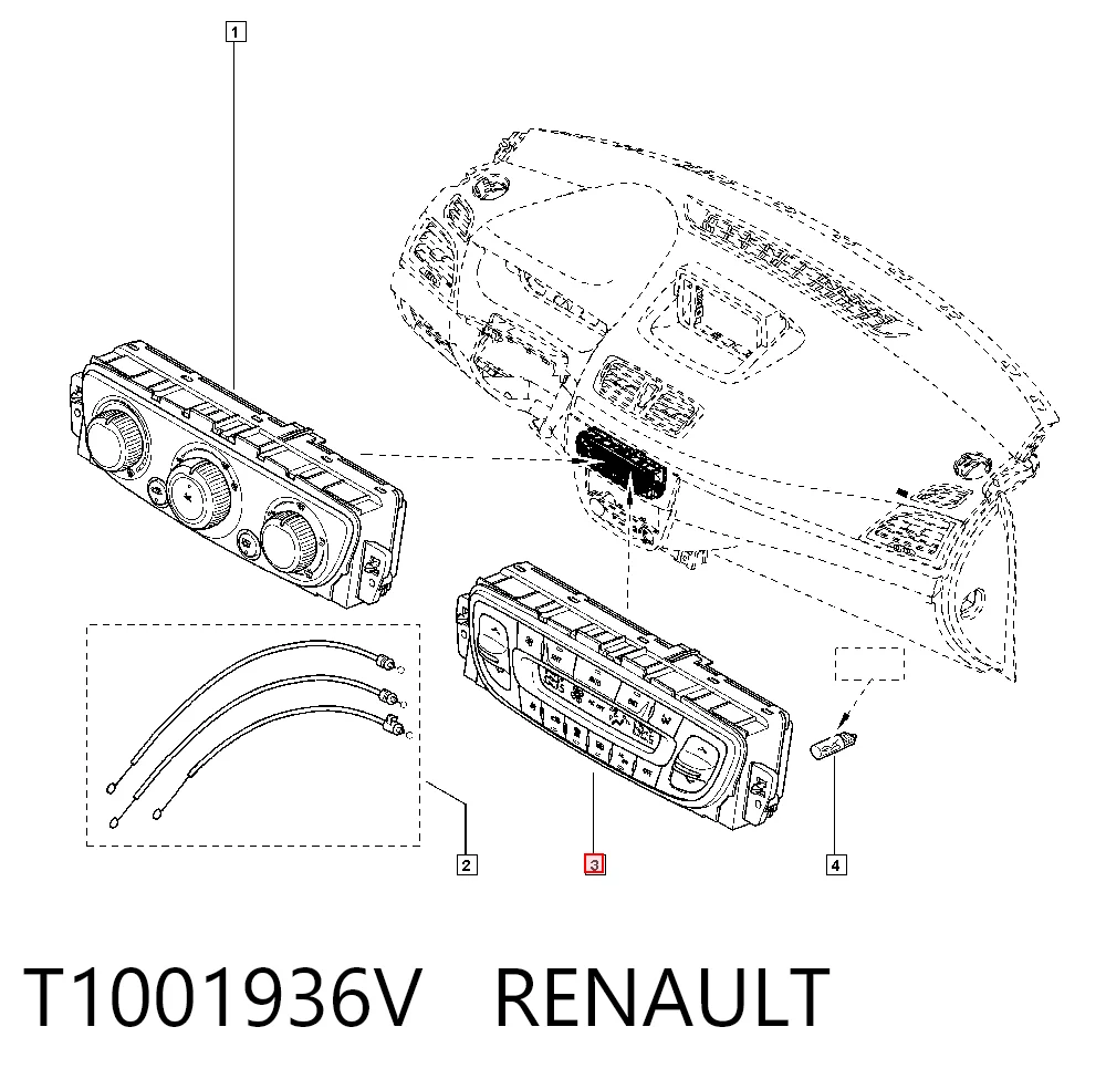 Купить Блок управления кондиционером Рено Меган III KZ0, KZ1