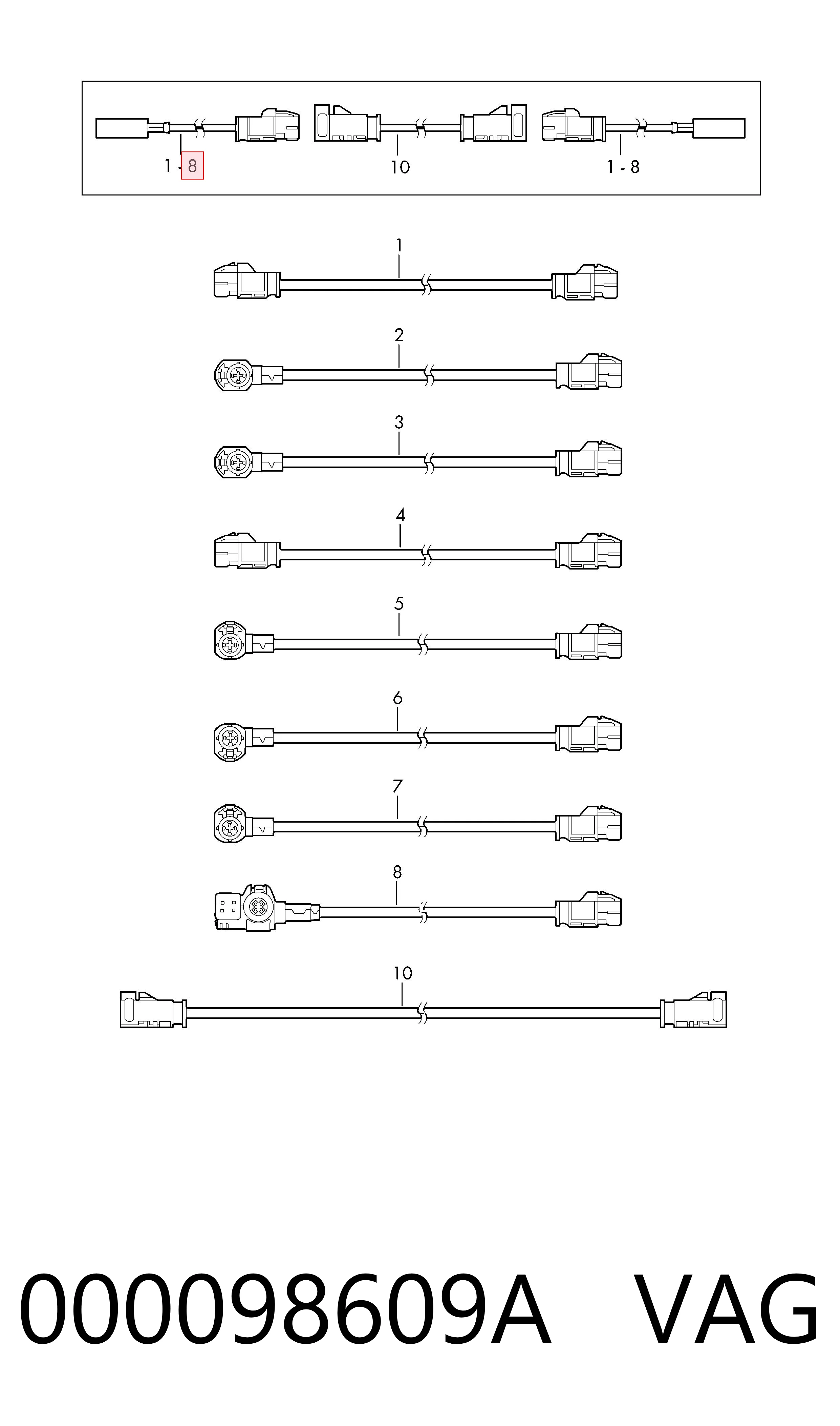  VAG 000098609A цена, от 72.85 USD