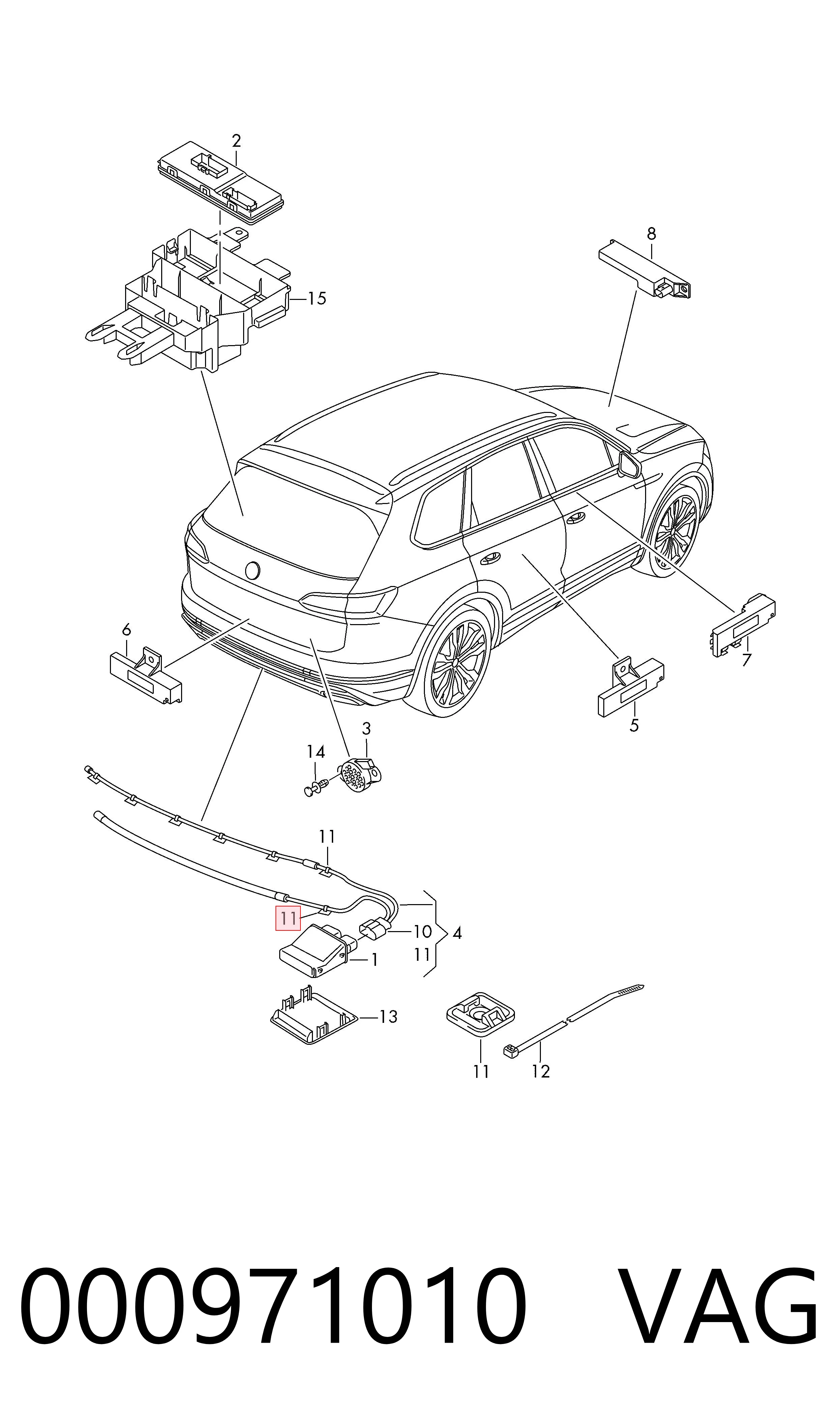  VAG 000971010 цена, от 4.53 USD
