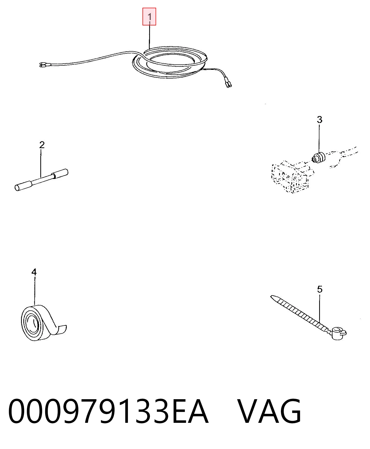 000979133EA VAG Датчик самовоспламенения