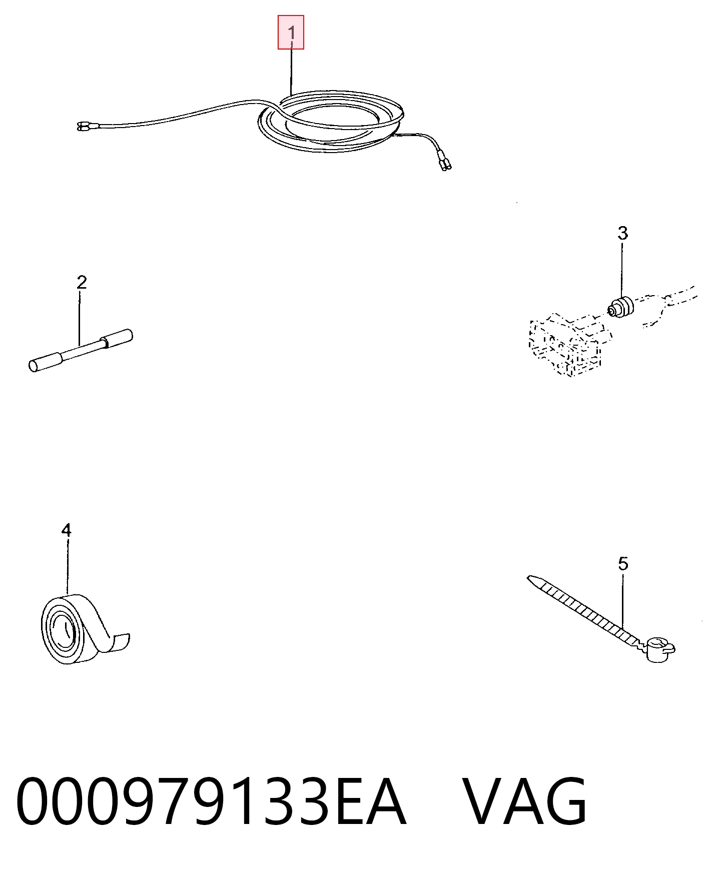 Датчик детонации VAG 000979133EA цена, от 20.59 USD