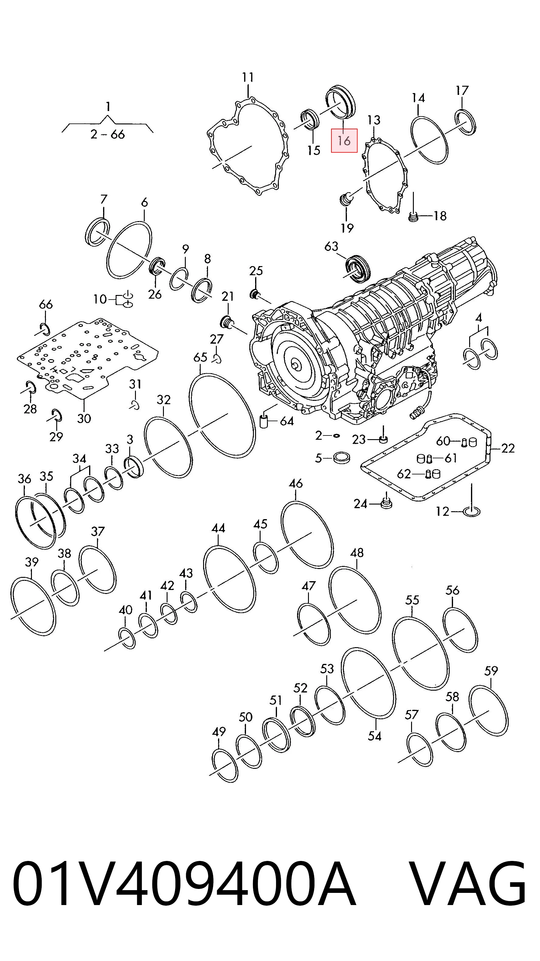 0750111367 ZF Parts Сальник раздаточной коробки, задний, выходной