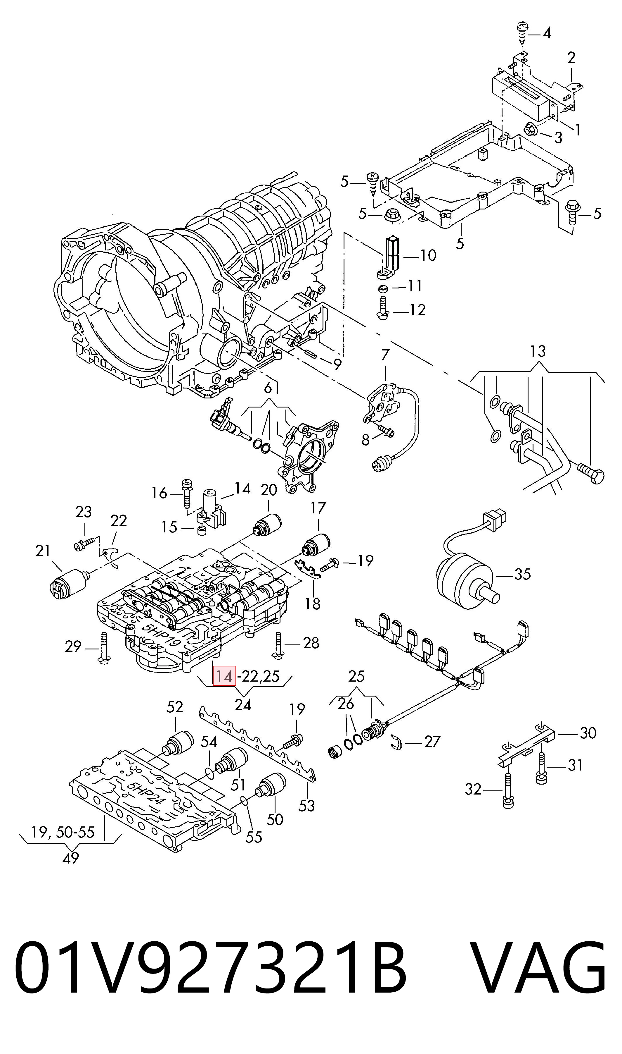 01V927321B VAG Датчик скорости спидометра