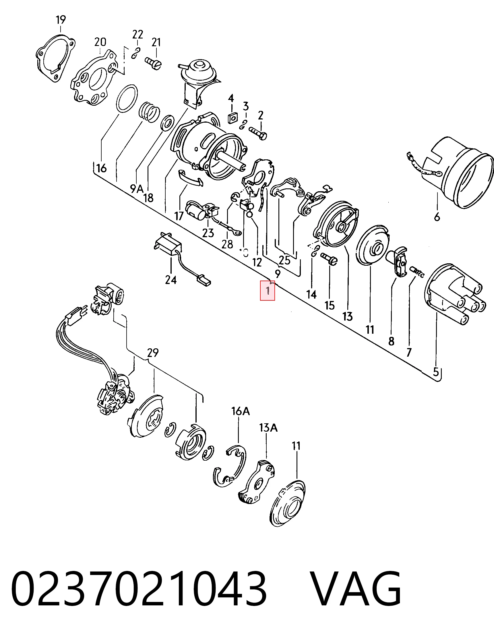 Привод распределителя зажигания AND 3L905003 цена, от 7.63 USD