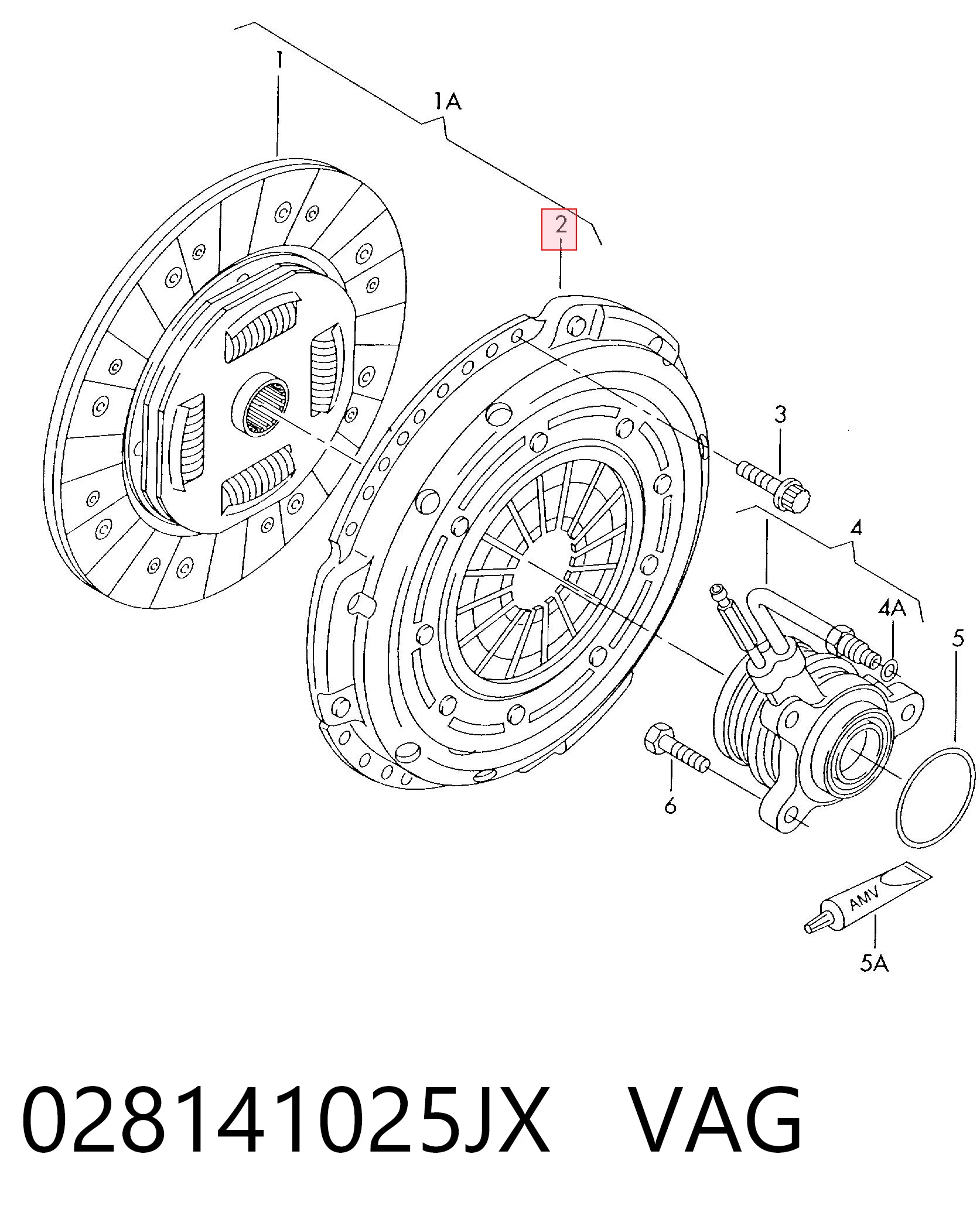 Корзина сцепления 7226743 Ford