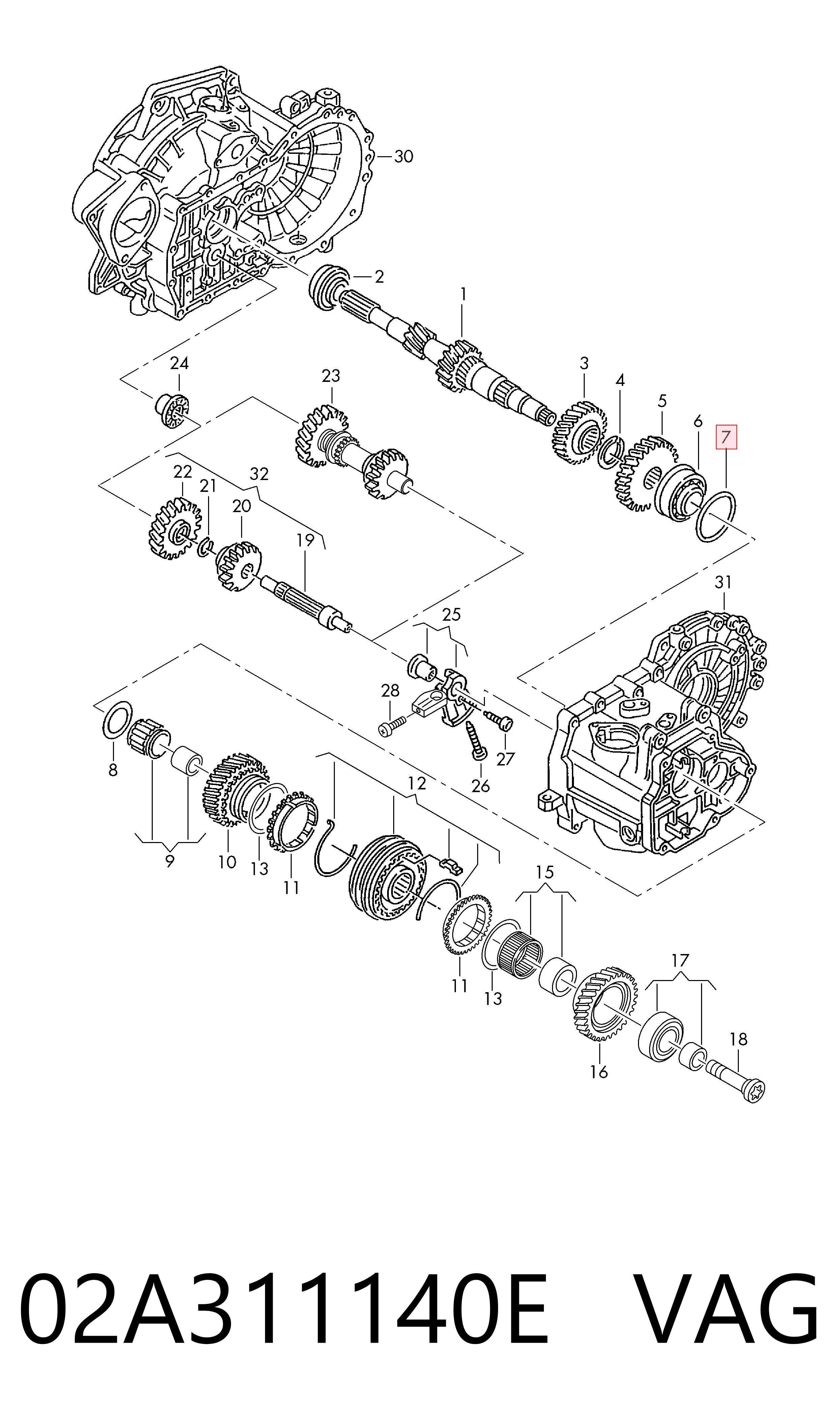 02A311140E VAG 