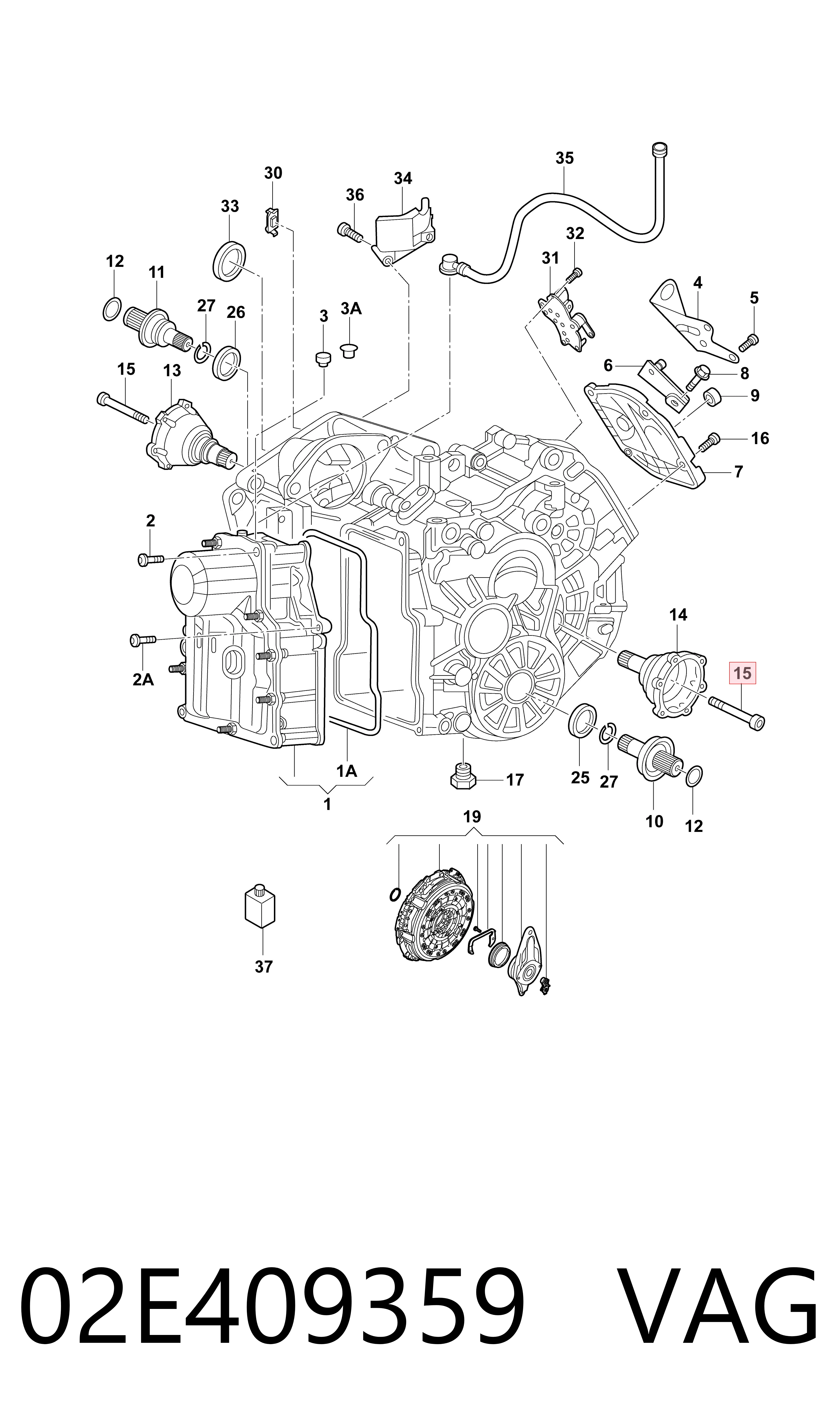  Правая полуось Volkswagen Golf 