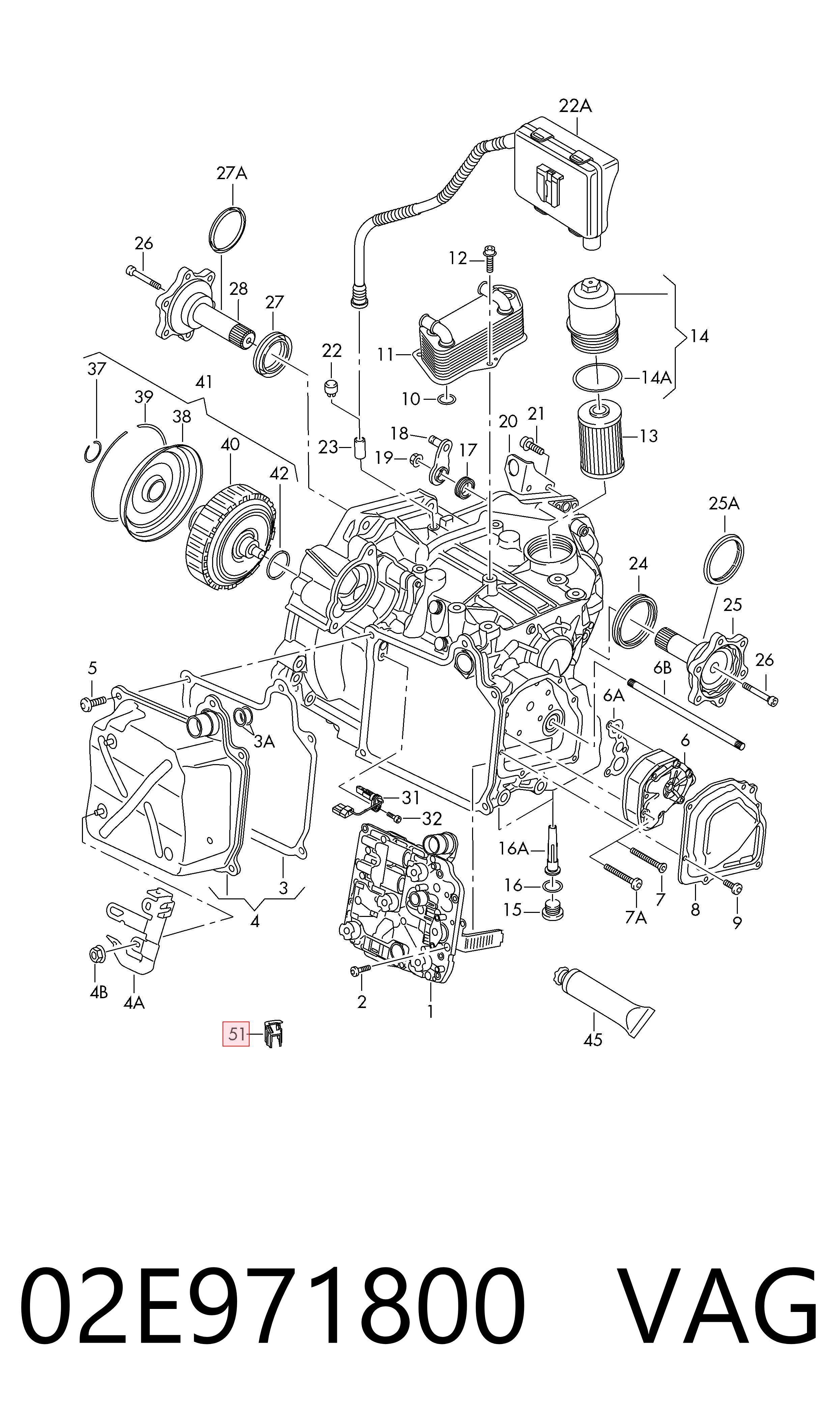  VAG 02E971800 цена, от 15.60 USD