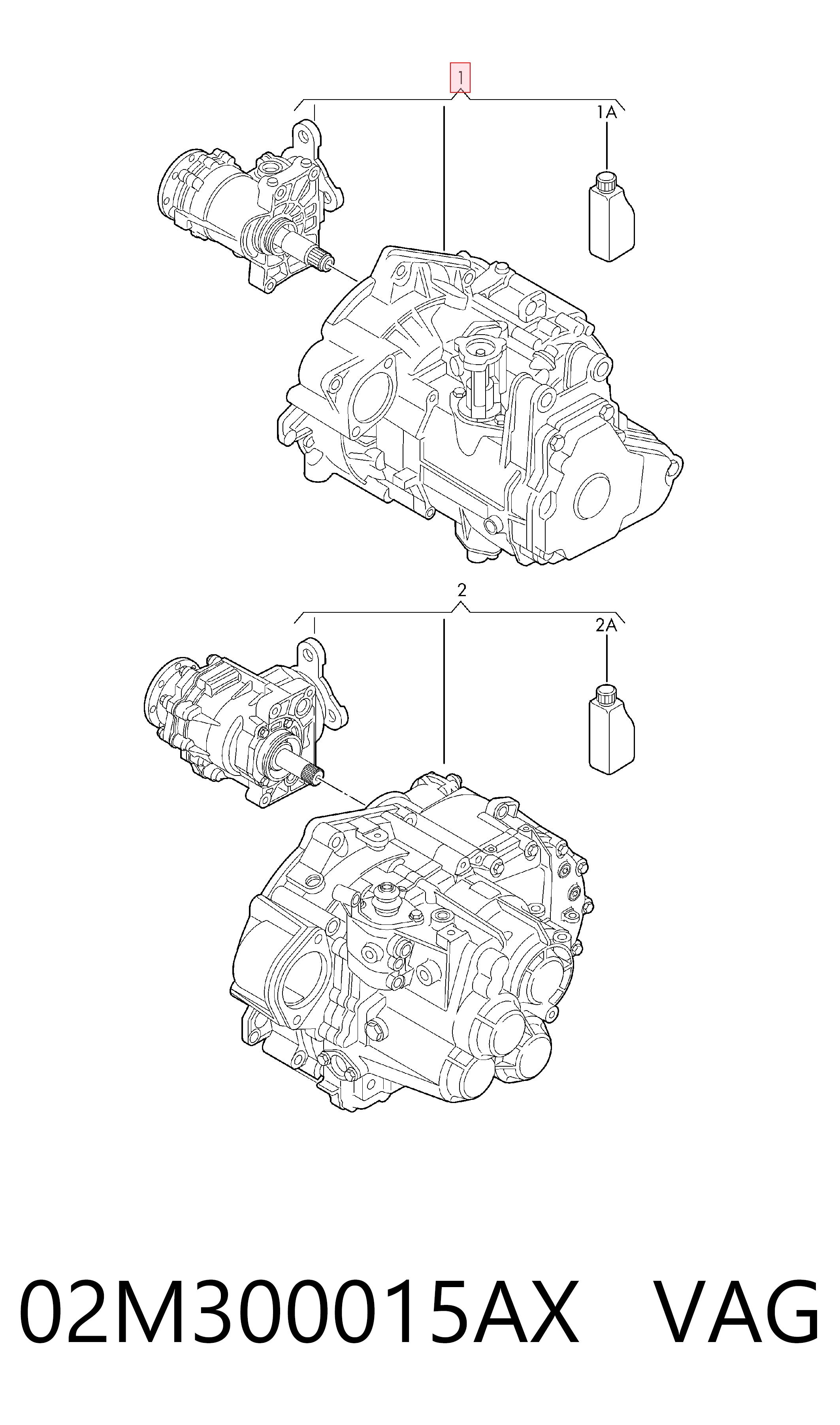 02M300015AX VAG КПП в сборе