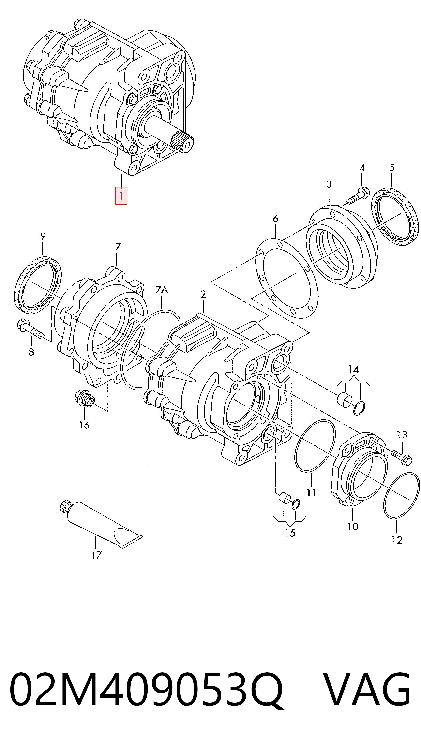 Раздатка, коробка раздаточная на Volkswagen Golf IV 1J1