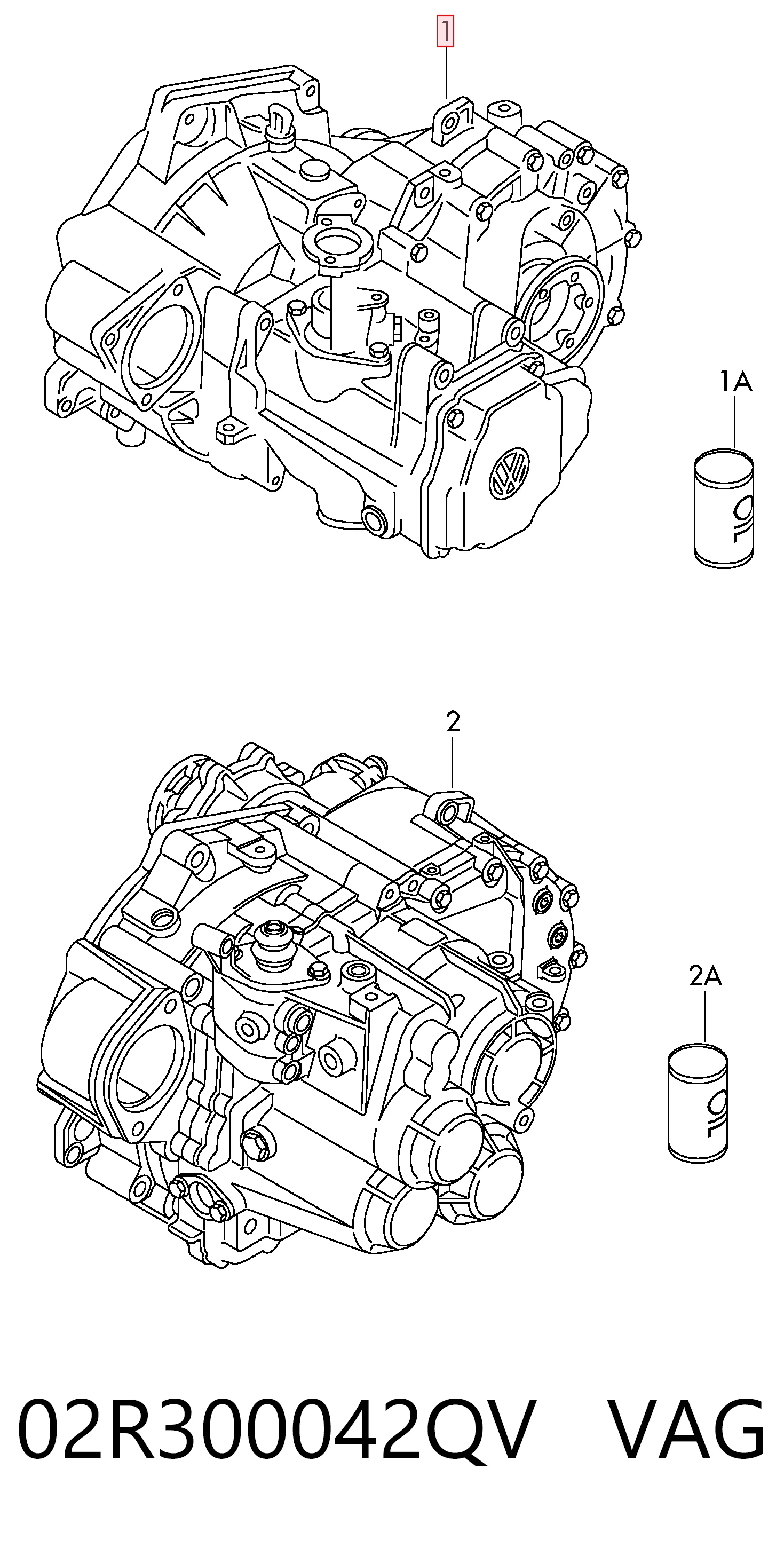 КПП в сборе на Volkswagen Touran II 1T3