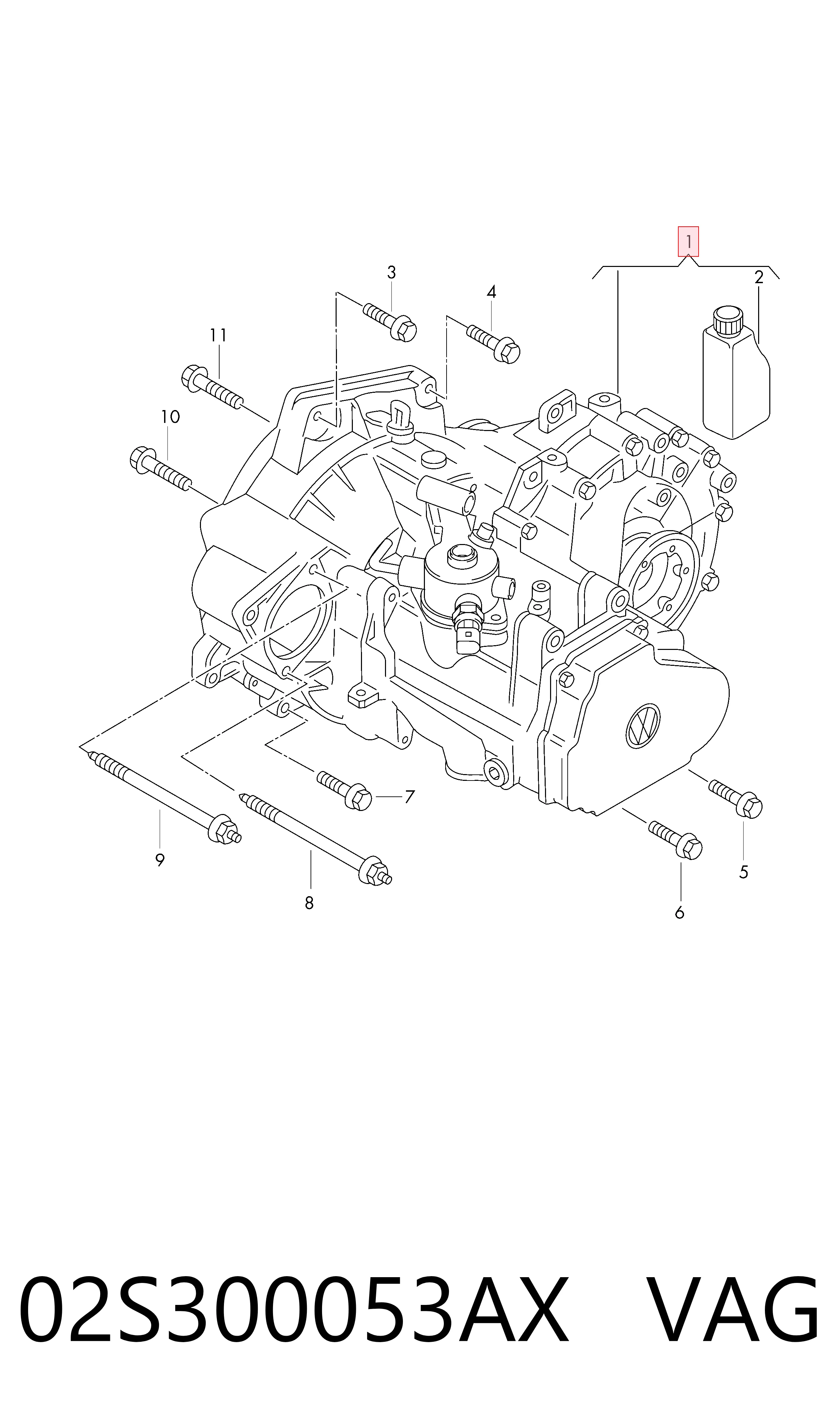 КПП в сборе на Audi A3  8VS, 8VM