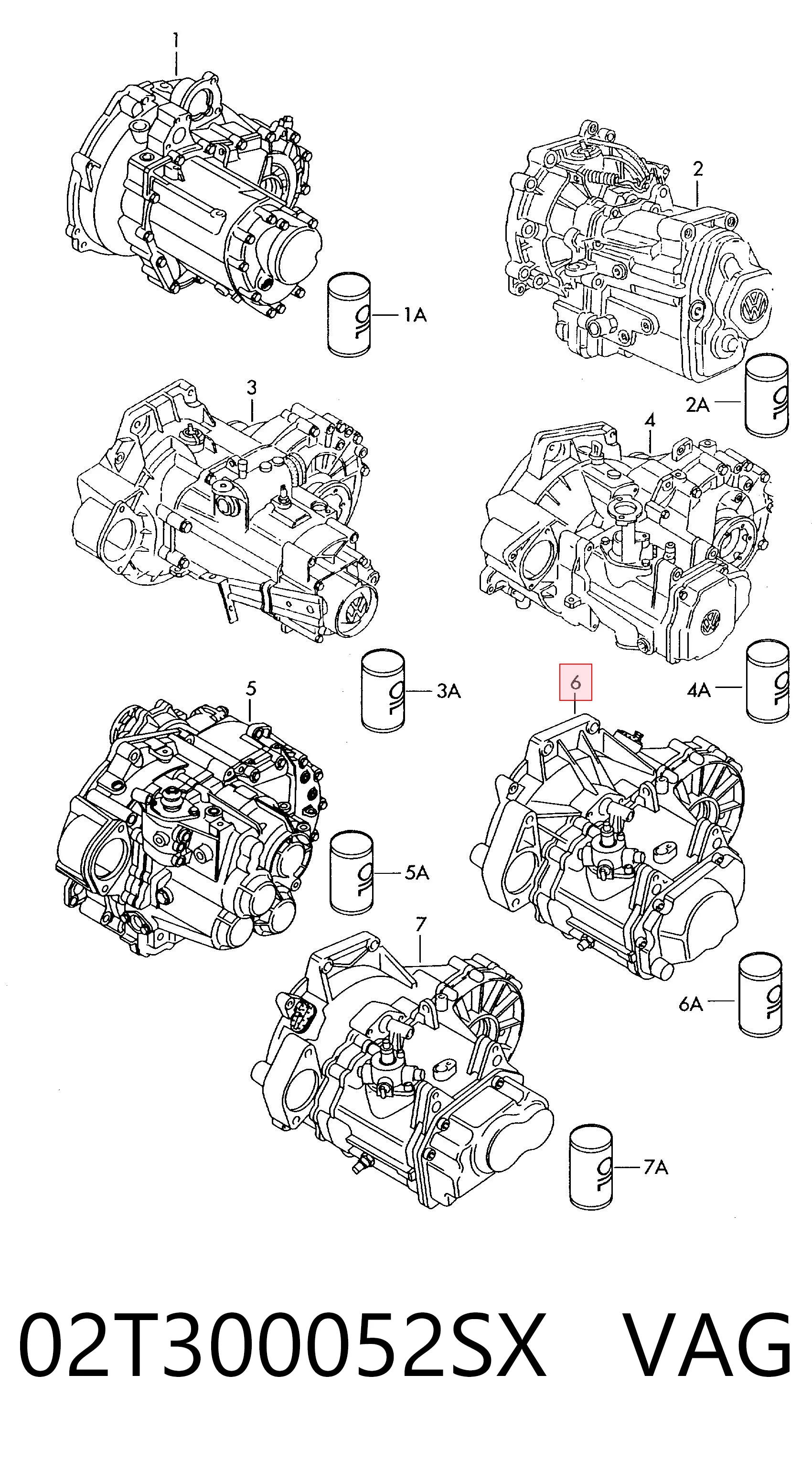 Коробка переключения передач Seat Cordoba седан (6L2) (2002 - 2009) цена, от 144.43 USD