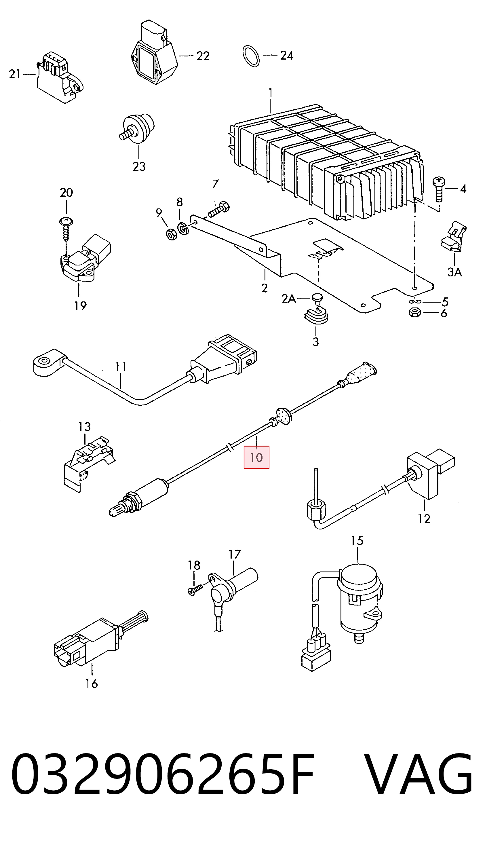 Лямбда зонд OSM021 Magneti Marelli