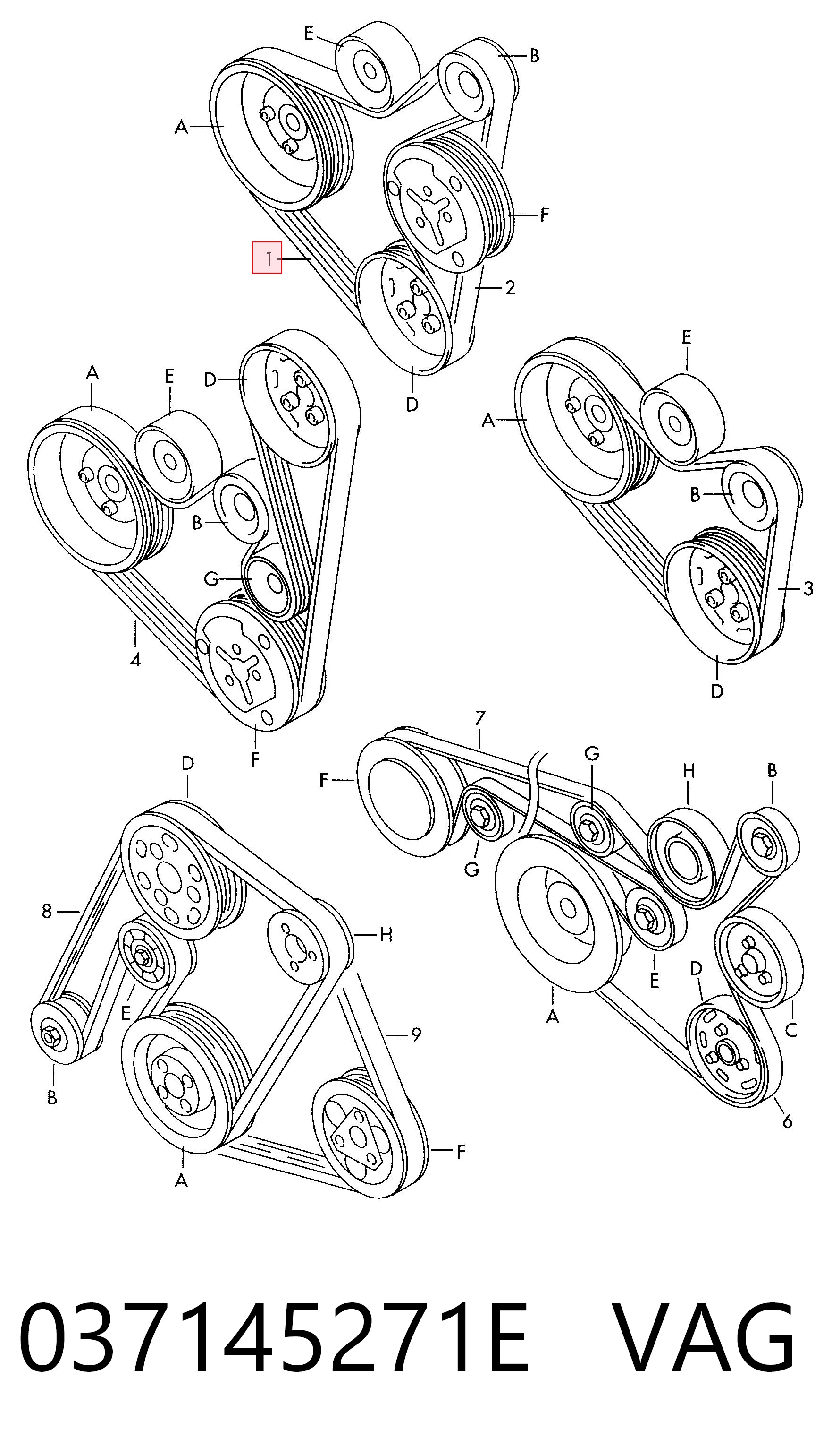 Ремень кондиционера Optibelt AVX115685