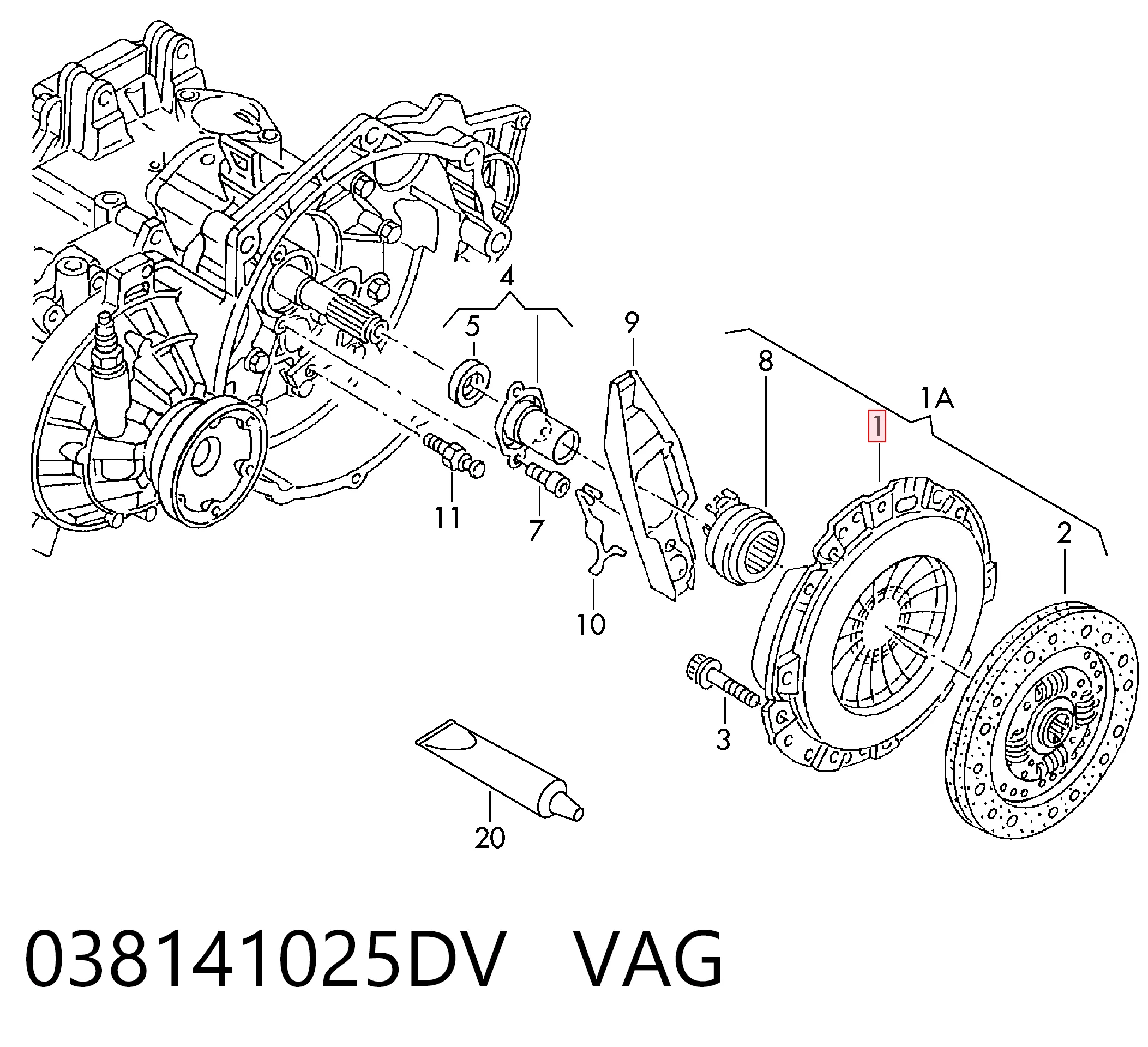 Лепестковая корзина сцепления Volkswagen Polo V хэтчбек (6R1, 6C1) (2009 - 2022) цена, от 76.87 USD